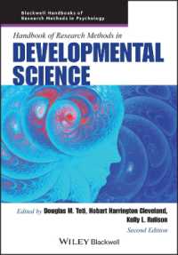 Handbook of Research Methods in Developmental Science (Blackwell Handbooks of Research Methods in Psychology) （2ND）