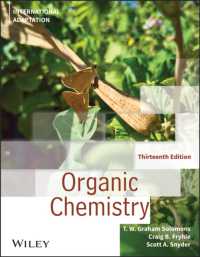 ソロモン有機化学（国際版テキスト・第１３版）<br>Organic Chemistry, International Adaptation （13TH）