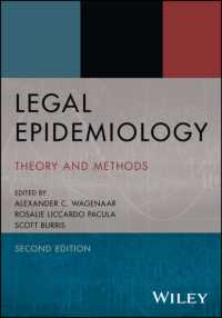 法疫学（第２版）<br>Legal Epidemiology : Theory and Methods （2ND）