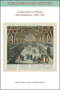 Scribal News in Politics and Parliament, 1660 - 1760 (Parliamentary History Book Series)
