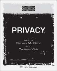 プライバシー：哲学読本<br>Privacy (Wiley Blackwell Readings in Philosophy)