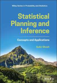 統計的計画・推論<br>Statistical Planning and Inference : Concepts and Applications (Wiley Series in Probability and Statistics)