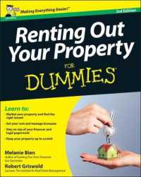 Renting Out Your Property for Dummies -- Paperback （3rd UK ed.）