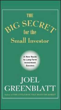 Big Secret for the Small Investor : A New Route to Long-term Investment Success -- Hardback