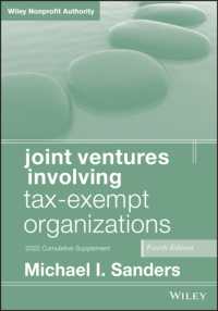 Joint Ventures Involving Tax-Exempt Organizations, 2022 Cumulative Supplement （4TH）