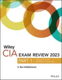 Wiley CIA Exam Review 2023, Part 1 : Essentials of Internal Auditing (Wiley Cia Exam Review Series)