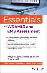 Essentials of WRAML3 and EMS Assessment (Essentials of Psychological Assessment) （2ND）