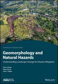 Geomorphology and Natural Hazards : Understanding Landscape Change for Disaster Mitigation (Agu Advanced Textbooks)