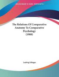 The Relations of Comparative Anatomy to Comparative Psychology (1908)