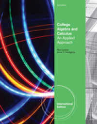 College Algebra and Calculus : An Applied Approach, International Edition （2ND）