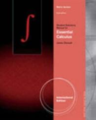 Student Solutions Manual, Intl. Metric Edition for Stewart's Essential Calculus, International Metric Edition, 2nd （2ND）