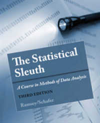 The Statistical Sleuth : A Course in Methods of Data Analysis （3RD）