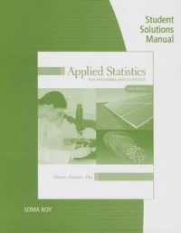 Student Solutions Manual for Devore/Farnum/Doi's Applied Statistics for Engineers and Scientists, 3rd （3RD）