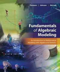 Fundamentals of Algebraic Modeling （6TH）