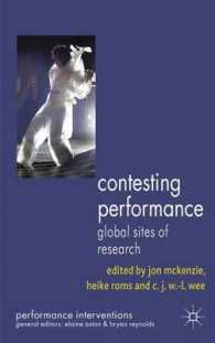 Contesting Performance : Global Sites of Research (Performance Interventions)