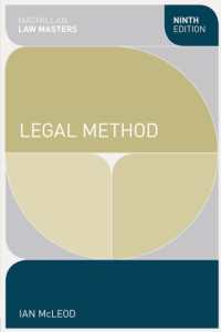 リーガル・メソッド（第９版）<br>Legal Method (Palgrave Law Masters) （9TH）