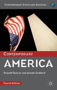 現代アメリカ（第４版）<br>Contemporary America (Contemporary States and Societies) （4TH）