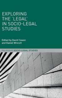 Exploring the Legal in Socio-Legal Studies (Palgrave Macmillan Socio-legal Studies)