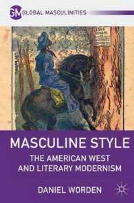 Masculine Style : The American West and Literary Modernism (Global Masculinities)