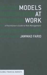 リスク管理実務ガイド<br>Models at Work : A Practitioner's Guide to Risk Management (Global Financial Markets)