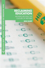 Reclaiming Education : Moving Beyond the Culture of Reform (New Frontiers in Education, Culture, and Politics)