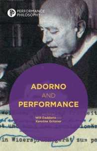 アドルノとパフォーマンス<br>Adorno and Performance (Performance Philosophy)