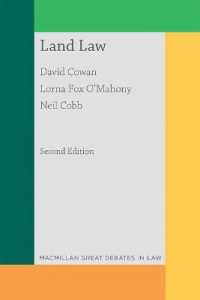不動産法：重大論争（第２版）<br>Great Debates in Land Law (Palgrave Great Debates in Law) （2ND）
