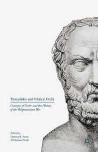 Thucydides and Political Order : Concepts of Order and the History of the Peloponnesian War