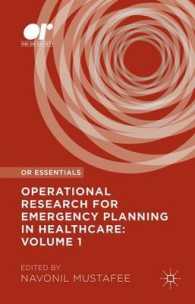 Operational Research for Emergency Planning in Healthcare 〈1〉