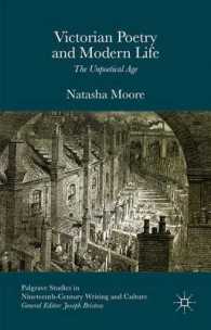 Victorian Poetry and Modern Life : The Unpoetical Age (Palgrave Studies in Nineteenth-century Writing and Culture)