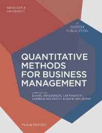 Quantitative Methods for Business Management : Module Mas1403