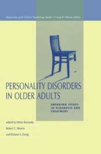 Personality Disorders in Older Adults : Emerging Issues in Diagnosis and Treatment