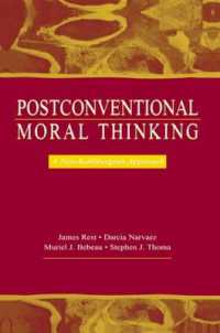 Postconventional Moral Thinking : A Neo-kohlbergian Approach