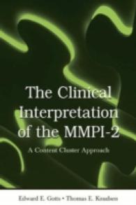 The Clinical Interpretation of MMPI-2 : A Content Cluster Approach