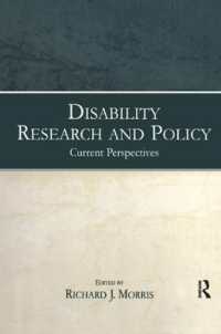 Disability Research and Policy : Current Perspectives