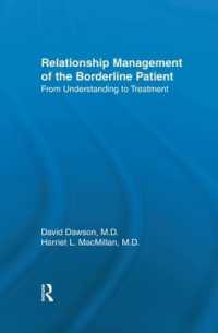 Relationship Management of the Borderline Patient : From Understanding to Treatment