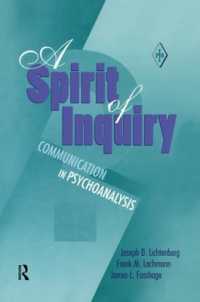 A Spirit of Inquiry : Communication in Psychoanalysis (Psychoanalytic Inquiry Book Series)