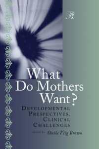What Do Mothers Want? : Developmental Perspectives, Clinical Challenges (Psychoanalysis in a New Key Book Series)