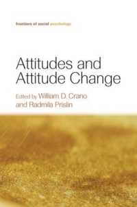 Attitudes and Attitude Change (Frontiers of Social Psychology)