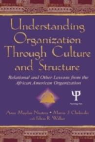 Understanding Organization through Culture and Structure : Relational and Other Lessons from the African American Organization (Routledge Communication Series)