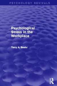 Psychological Stress in the Workplace (Psychology Revivals) (Psychology Revivals)