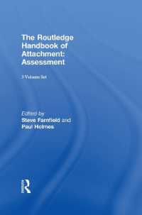 ラウトレッジ版 愛着ハンドブック（全３巻セット）<br>The Routledge Handbook of Attachment (3 volume set)