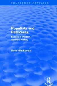 Populists and Patricians (Routledge Revivals) : Essays in Modern German History (Routledge Revivals)