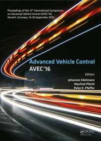 Advanced Vehicle Control : Proceedings of the 13th International Symposium on Advanced Vehicle Control (AVEC'16), September 13-16, 2016, Munich, Germany