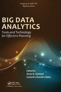 Big Data Analytics : Tools and Technology for Effective Planning (Chapman & Hall/crc Big Data Series)