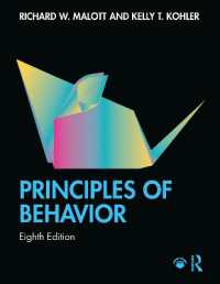 行動分析の原理（第８版）<br>Principles of Behavior （8TH）