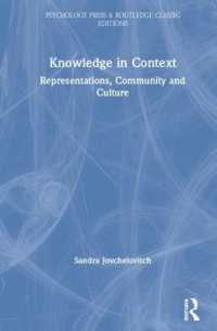 Knowledge in Context : Representations, Community and Culture (Psychology Press & Routledge Classic Editions)