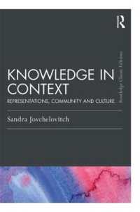 Knowledge in Context : Representations, Community and Culture (Psychology Press & Routledge Classic Editions)