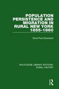 Population Persistence and Migration in Rural New York, 1855-1860 (Routledge Library Editions: Rural History)