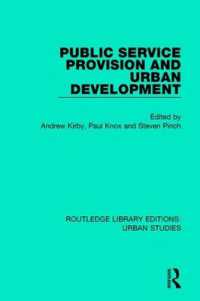 Public Service Provision and Urban Development (Routledge Library Editions: Urban Studies)
